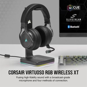 CORSAIR VIRTUOSO RGB Wireless Gaming Headset – Black
