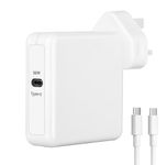 Mac Book Pro Charger-USB C Charger Block 96W Fast Charger for MacBook Air, iPad Pro, iPhone 15, Laptop Type C Charger Fast Charging, Include Charge Cable