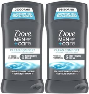 Dove Men+Care Deodorant Stick, Clean Comfort 3.0 oz, Pack of 2