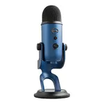 Logitech for Creators Blue Yeti USB Microphone for PC, Mac, Gaming, Recording, Streaming, Podcasting, Studio and Computer Condenser Mic, Blue VO!CE effects, 4 Pickup Patterns, Plug and Play – Blue