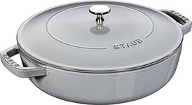 Staub 12612418 – Bräter Chistera 24 cm grau induktionsgeeignet 40511 – 471 – 0 (H. Nr.)