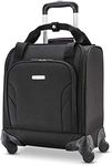 Samsonite Underseat Carry-on Spinner with USB Port, Jet Black, One Size, Underseat Carry-on Spinner with USB Port