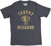 Mens Trophy Husband T Shirt Funny F