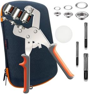 HAPDEN Heavy-Duty Grommet Tool Kit 3/8-1/4-1/2 for Tarps Farbic Flag