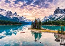 Spirit Island Jigsaw Puzzles for Adults 1000 Piece Maligne Lake 1000 Piece Jigsaw Puzzles for Adults Gifts