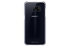 Samsung Galaxy S7 Edge Case Clear Protective Cover-Black