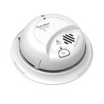 First Alert BRK SC9120LBL Hardwired Smoke and Carbon Monoxide (CO) Detector with 10 Year Sealed Battery Backup , White