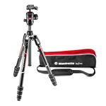 Manfrotto Befree Advanced GT PRO Camera Tripod Kit, Travel Tripod with Ball Head, Portable & Compact, Professional Carbon Camera Tripod for DSLR, Reflex, Mirrorless, Photo Accessories, MKBFRTC4GT-BH