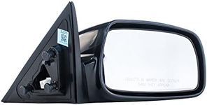 Dependable Direct Right Passenger Side Mirror for Toyota Camry (USA Built) (2007 2008 2009 2010 2011) Unpainted Non-Heated Non-Folding Door Outside Rear View Replacement Mirror - TO1321215