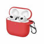 YellowInc Case Cover Compatible with Apple AirPods 4 (Earbuds Not Included) (Red)