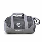 NIVIA Beast Gym Bag-4 Polyester/Unisex Gym Bags/Shoulder Bag for Men & Women with Separate Shoes Compartment/Carry Gym Accessories/Fitness Bag/Sports & Travel Bag/Sports Kit (Grey)