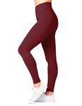 SATINA High Waisted Leggings for Women - Soft Women’s Leggings in Capri and Full Lengths - Regular and Plus Sizes in 25 Colors