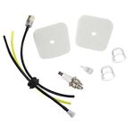 FLAMEER Replacement Kit With 3-Fuel Hoses & Vents For Mantis And Echo Tiller