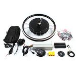 Bathrena 20-Inch Electric Bike Conversion kit|250W/1000W-LED Electric Bicycle Hub Motor 36V/48V Electric Bike Front/Rear Conversion kit Motor E-bike Conversion kit (48V1000W Front)