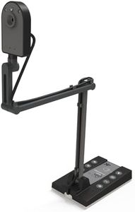 TreasLin Document Camera for Teachers HDMI USB-C 15MP HDIM Document Camera, Remote Learning Classroom Presentations Camera Art Classes Online Teaching with Multi Angle Rotation Adjustment LED Light