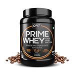 QNT Prime Whey Protein Powder | Coffee, 1Kg | Triple Blend of Whey Protein Isolate, Concentrate & hydrolysate | 25g Whey Protein for Muscle Building | 5.8g BCAA for Muscle Recovery