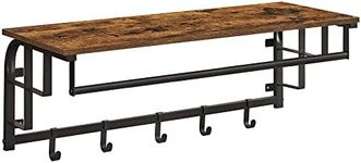 VASAGLE Coat Rack Wall-Mounted, Clo