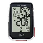 SIGMA SPORT ROX 2.0 White, Top Mount Set, Wireless Bike Computer with GPS & Navigation incl. OVERCLAMP BUTLER, Outdoor GPS Navigation for Pure Riding Pleasure