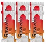 Rawvelo Energy Bars - Peanut Butter & Jelly - Gluten Free, Vegan Protein Bar, Low on Glycemic Index - Plant-based Sports Nutrition - 20.8g Carb, 7.2g Protein per Bar - 6x45g