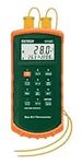 Extech 421502 Type J/K Dual Input Thermometer with Alarm