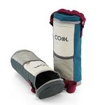 MTS Insulated Bottle Cool Bag Zip Up Ice Wine Cooler Shoulder Strap Picnic Drinks