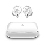 Mifo 【2023】 O5 Plus Touch Wireless IPX7 Waterproof Bluetooth 5 Earbuds 100 Hours Playtime, APTX Hi-Fi Sound Wireless, Built-in Mic with 2600mAH Portable Charging Case - Frost White