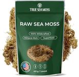 Sea Moss Raw - Organic Wildcrafted Irish Sea Moss for Digestion and Gut Health - Makes 100oz of Gel - Sundried 16oz