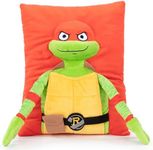 Jay Franco Nickelodeon Teenage Mutant Ninja Turtles Raphael 3D Snuggle Pillow - Super Soft Plush Pillow - Measures 13 Inches