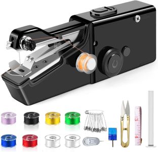 Mini Handheld Sewing Machine – Portable Cordless Electric, Black, Beginner Kit