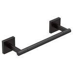 Moen BP1886BL Triva 9" Bathroom Hand -Towel Bar, Matte Black