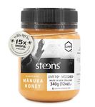 Steens Manuka Honey - MGO 263+ - Pure & Raw 100% Certified UMF 10+ Manuka Honey - Bottled and Sealed in New Zealand - 340g