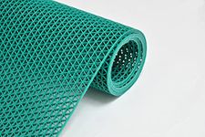 Mega Cart Home Attractive & Decorative Rubber,Bathroom Mat,Shower Mat,Swimming Pool Mat (2x3ft, Aqua)