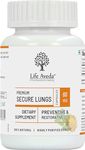 Life Aveda Premium Secure Lungs (500mg) Veg Capsules- 60 Veg Capsule Pack