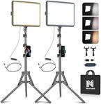 2-Pack LED Video Light Kit, NiceVee