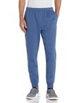 Amazon Essentials Men's Fleece Jogger Bottom, Blue Heather, M