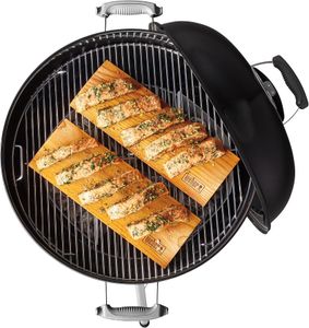 Weber Classic Kettle Charcoal Barbecue, 57cm – Porcelain-Enamelled, One-Touch Cleaning, Lid Thermometer, Black