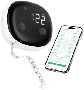 Tape Measure For Body, Digital Measuring Tape Body with Smart Bluetooth for Body Fat Monitor/Muscle Gain, Tape Measure with App Connection Tracking for Pregnant, Women, Man, Baby and Pet (Inches & CM)