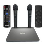SingMasters MagicSing SM-900 PRO English Karaoke Machine,13K English Songs,Android TV Smart Karaoke,Dual Wireless Mics,Wi-Fi,YouTube Karaoke Singing,Video Recording,Apps,Playstore