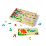 Melissa & Doug Spanish See & Spell Educational Language Learning Toy - FSC-Certified Materials