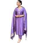 ROYALICA Women's Kurta, Pant and Dupatta Set (Large)