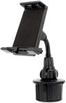 Bracketron Car Cup Holder Mount for Phablet-Style Smartphone & Tablet TomTom Magellan iPhone X 8 Plus iPad Samsung Galaxy Tab S4 S3 Microsoft Surface Pro Asus ZenPad 3S 10 Lenovo IdeaPad BT1-657-2, Black