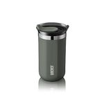 WACACO Octaroma Lungo Vacuum Insulated Coffee Mug, Double-Wall Stainless Steel Travel Tumbler with Drinking Lid, 10 fl oz(300ml), M Size, Grey