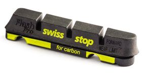 SwissStop Flash Pro Road Bike Pads for Carbon Wheels - Black Prince (4 Pieces)