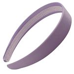 Topkids Accessories Satin Alice Headband Head Band Hairband Hair Band Women Adult Girls Kids School 60s 70s 80s Plain Aliceband 2.5cm 1" Thick Wide Hard (Lilac)