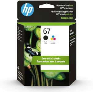 HP 67 | 2 Ink Cartridges | Black and Tri-Color | 3YP29AN