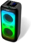 Gemini Sound GGO-2650L Portable Bluetooth Boombox - 200W Dual 6.5" Woofers, LED Party Lighting, TWS Pairing, Wireless Mic, USB, Aux, Rechargeable Battery, 9hr Play Time