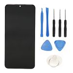 Screen Replacement with Frame for Samsung Galaxy A04 A045, 6.4in Full LCD Display Digitizer Touch Screen Assembly with Repair Tools Kit for Galaxy A04 A045