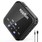 eppfun AK3046C Bluetooth 5.2 Transmitter and Receiver, aptX-Adaptive/aptX HD/aptX LL Wireless Audio Adapter with 3.5 mm Aux, Dual Connection for TV/PC and Home Stereo System