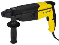 STANLEY STHR202K-IN 620W 25mm 2 Mode SDS-Plus Hammer with Kitbox, 2.6kg (Yellow and Black)