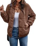 Angashion Women's Bomber Jacket Cor